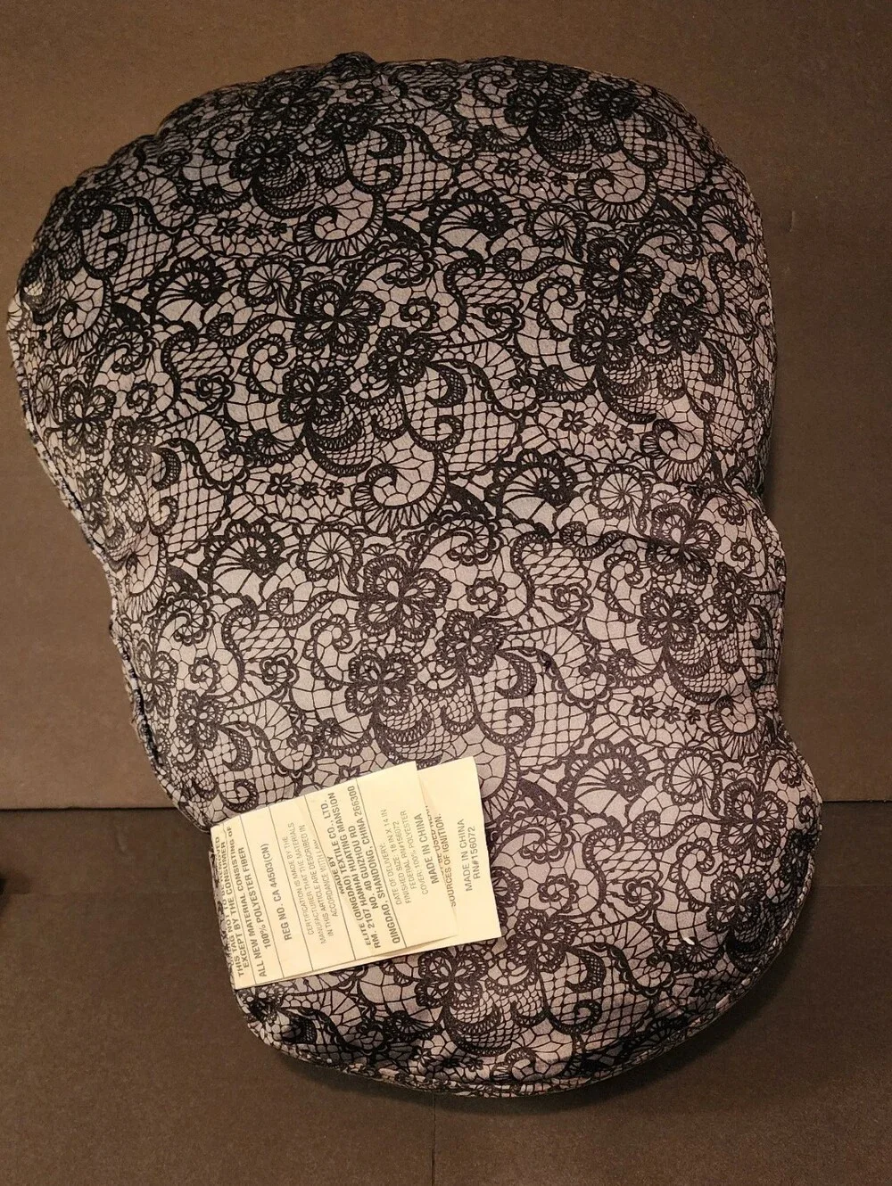 New Cool Large Pillow, Skelton Graphics, Decorative Accents, Black & White
